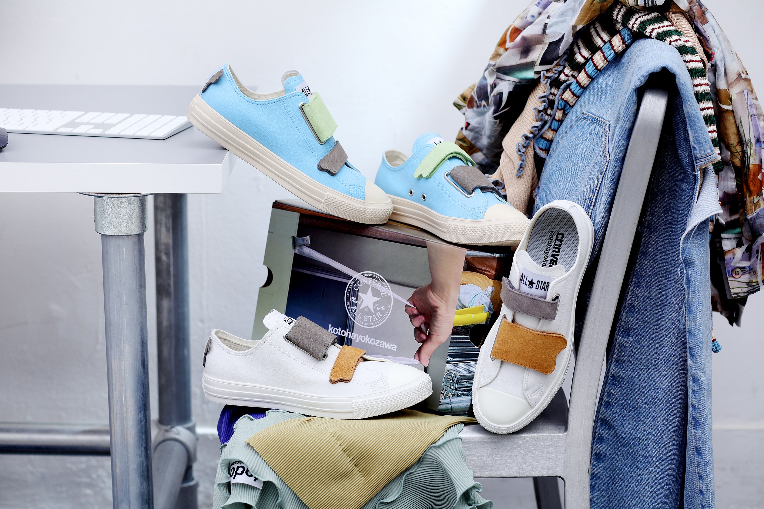 コンバース」からレトロなボーリングシューズをモチーフとした 