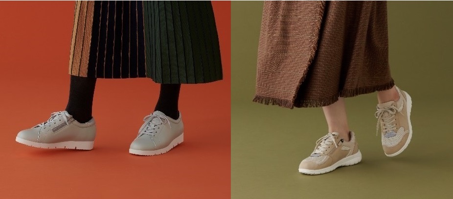 ハルメクの靴 から外反母趾にもやさしい秋の新作スニーカーが登場 一生自分の足で歩く ことを応援するため医師による足ケア講座も開催 シューズポストオンライン シューズ専門の総合情報サイト