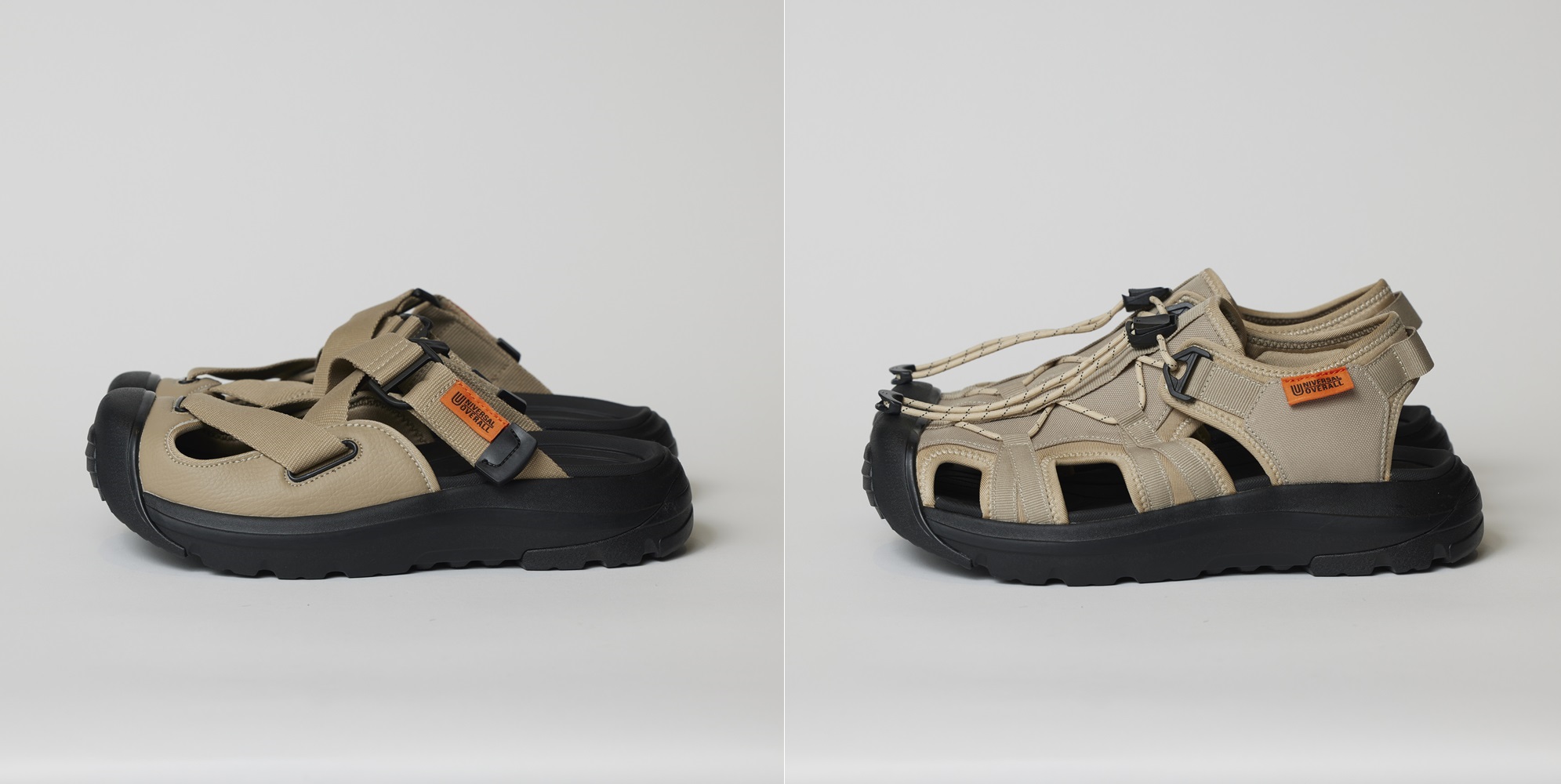 ユニバーサル オーバーオール」のフットウェアラインを拡充、サンダル  