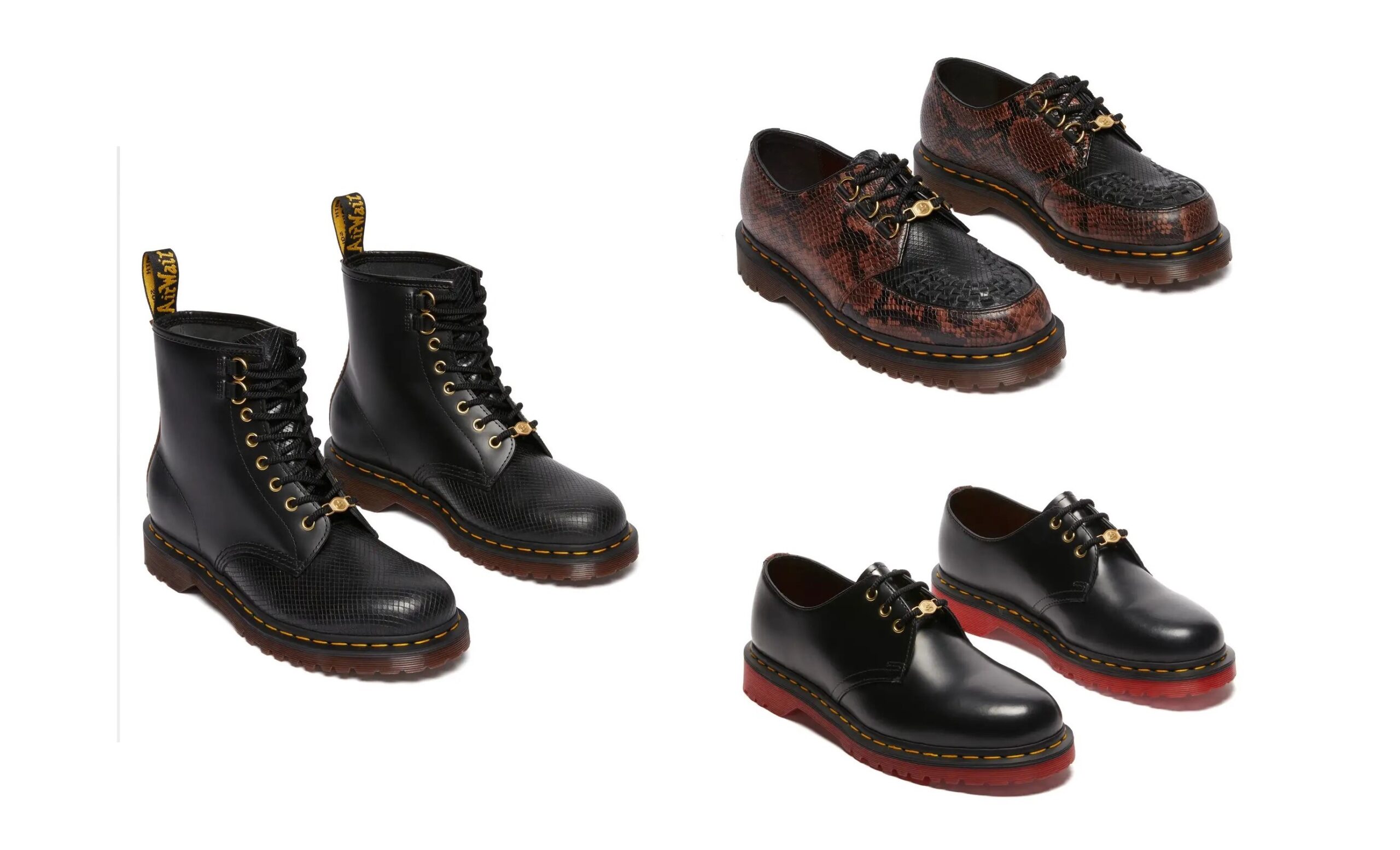 Dr.Martens 3ホール 茶色 AirWait