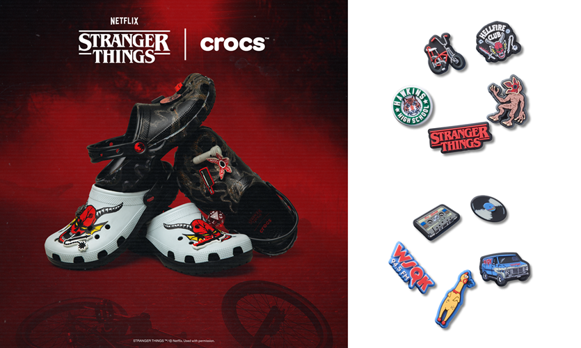 クロックス」がNetflixの大人気シリーズ「ストレンジャー・シングス