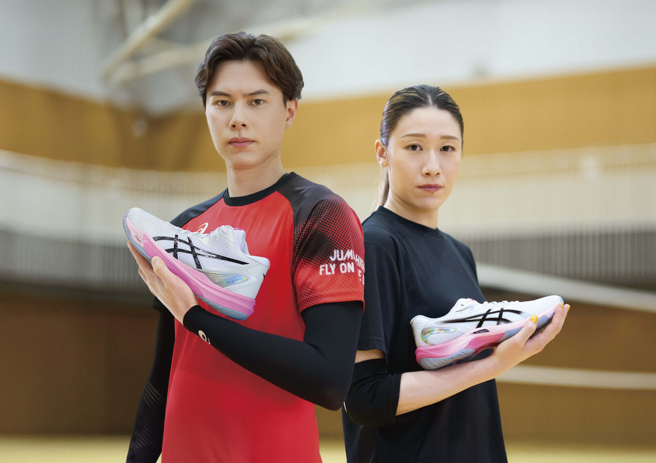 髙橋藍限定モデル‼️ASICS バレーボールシューズ ピンク最終値下げ